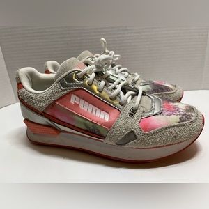 PUMA Mile Rider SN Pink/Grey 368747-01 size 7.5
